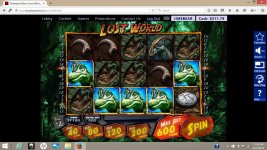 Screen shot on new LOST WORLD Slot at Winaday..jpg